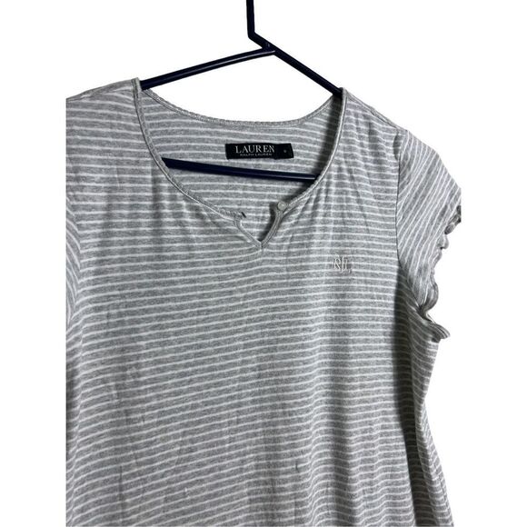 Lauren Ralph Lauren Short Sleeve Striped Dress Size Medium - Picture 3 of 6